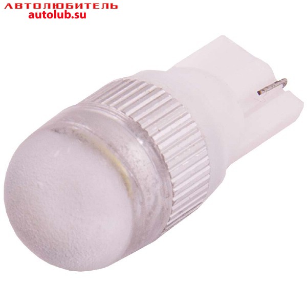 Лампа 12V LED T10 (W5W) 12V 1 диод без цоколя 1-конт Белая